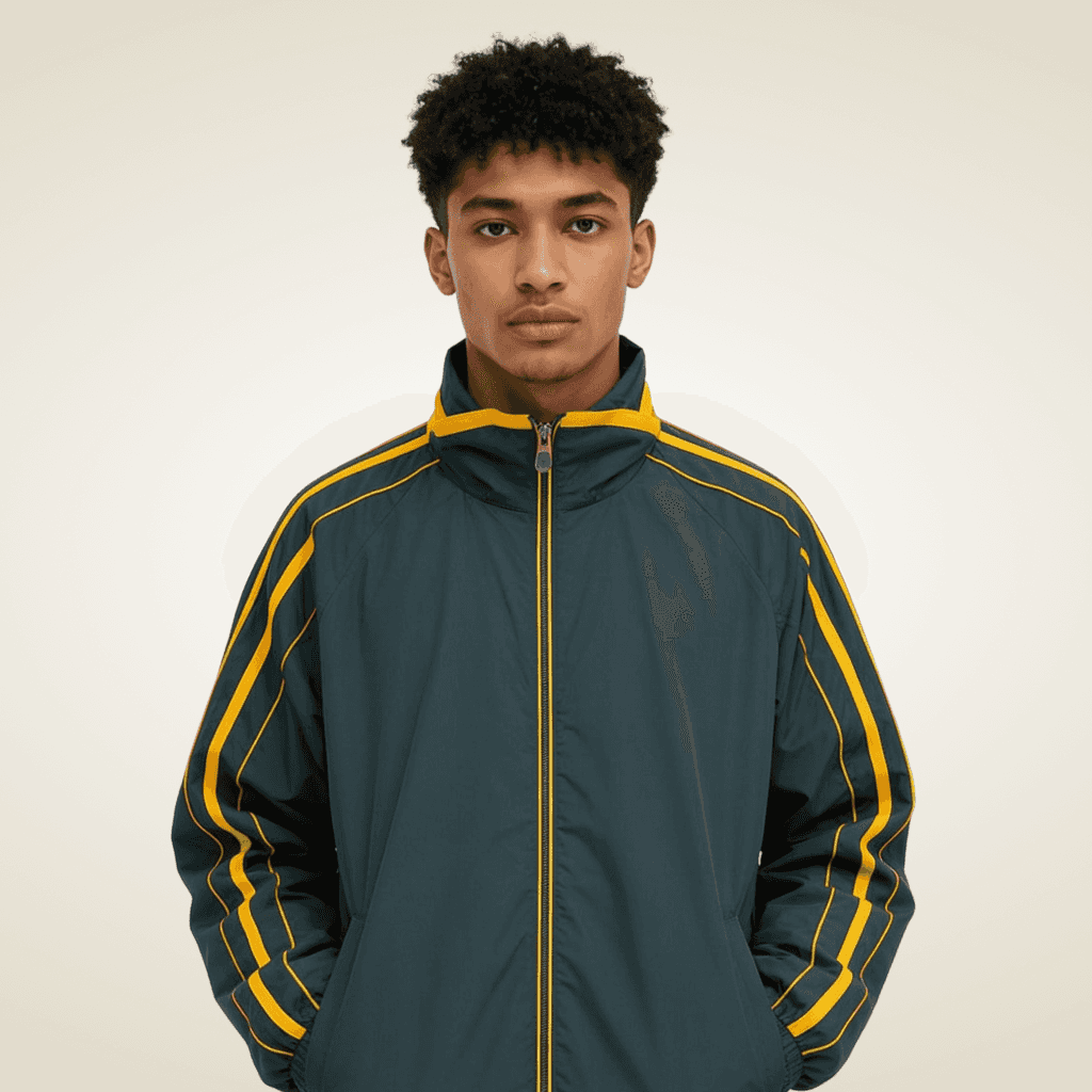 United Colors of Benetton Windcheater Dark Teal Green