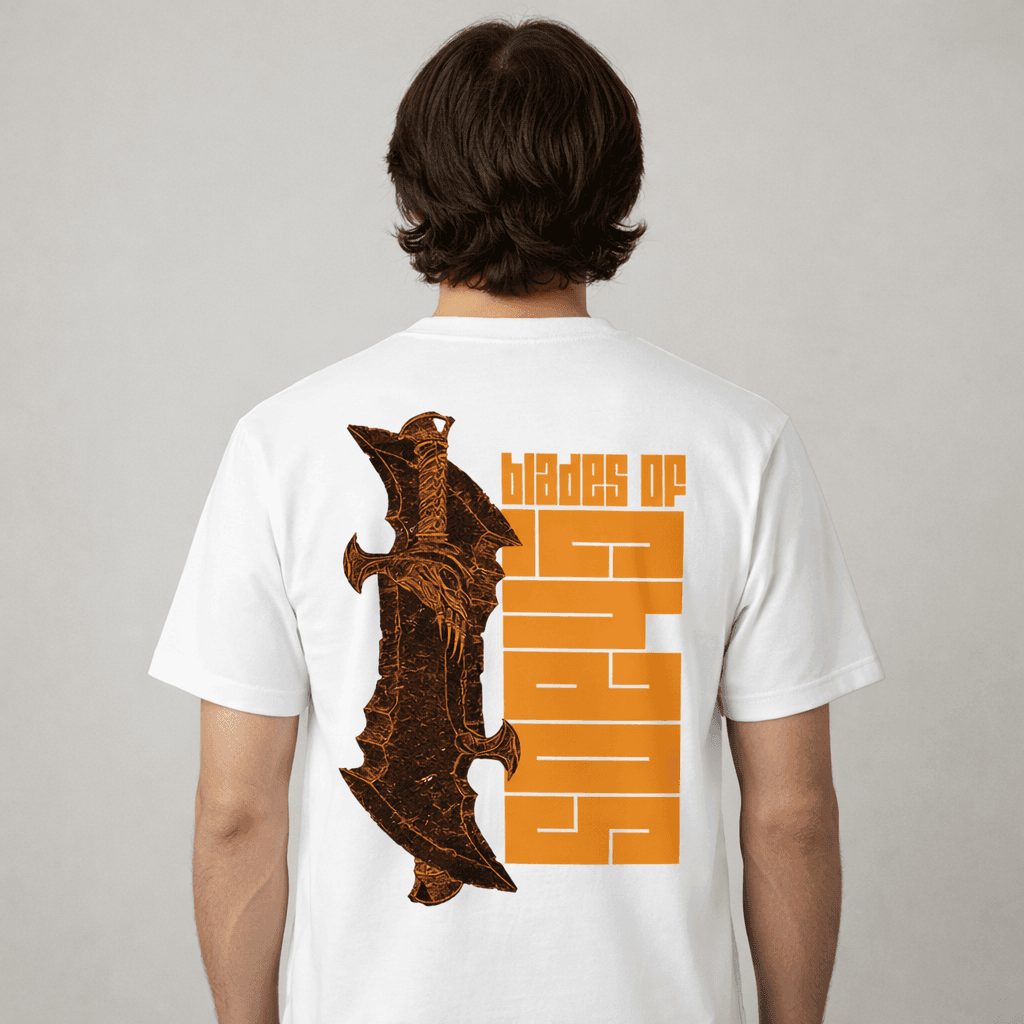 Blade of Chaos Tshirt-Unisex White-image