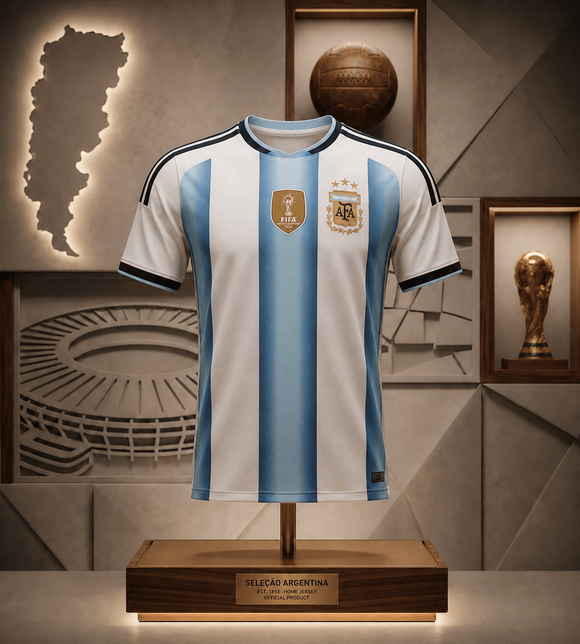 Kgen Argentina 2026 World Cup Home Jersey Player Version