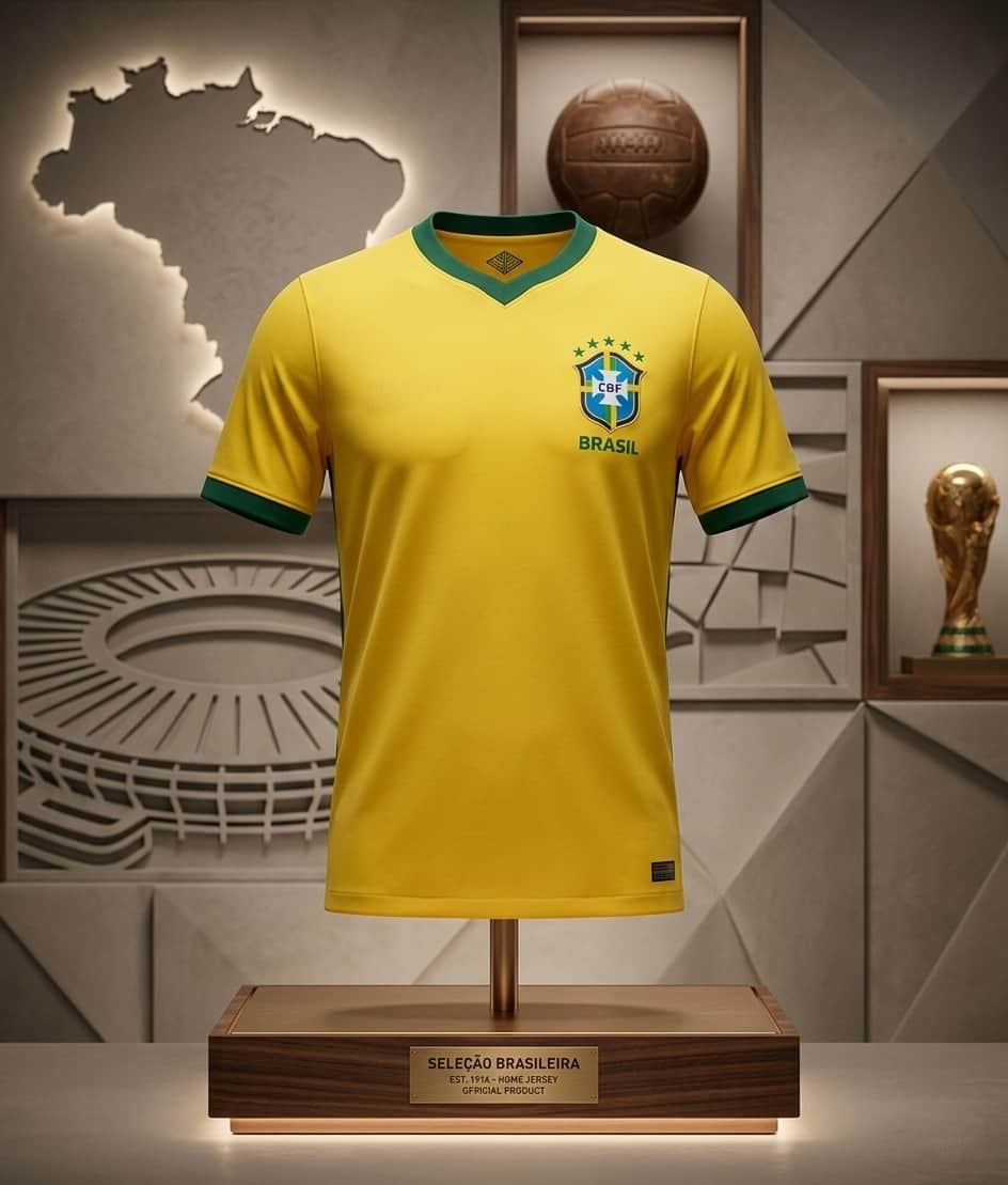 Kgen Brazil 2026 World Cup Home Jersey Player Version