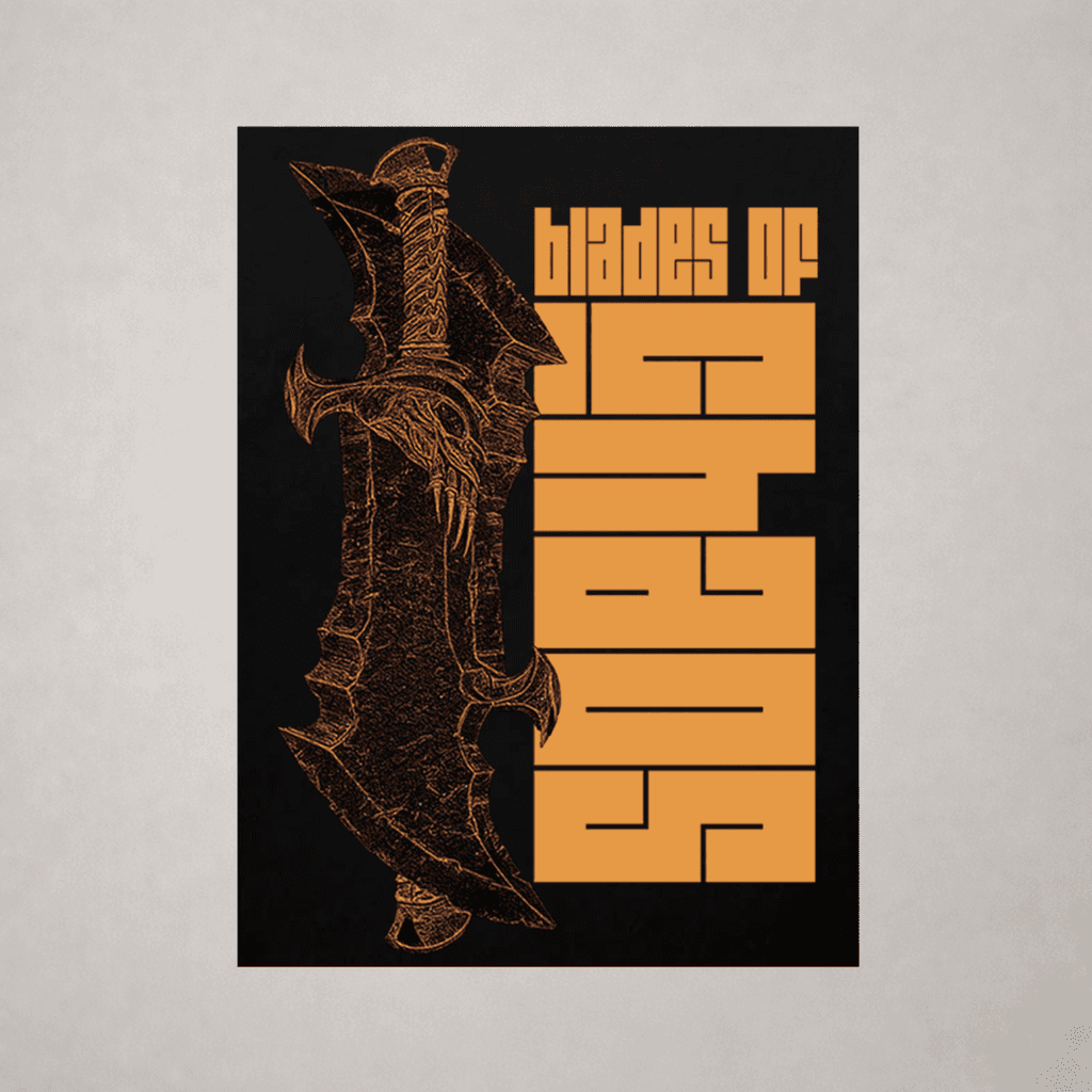 Blade of Chaos Tshirt-Unisex Black