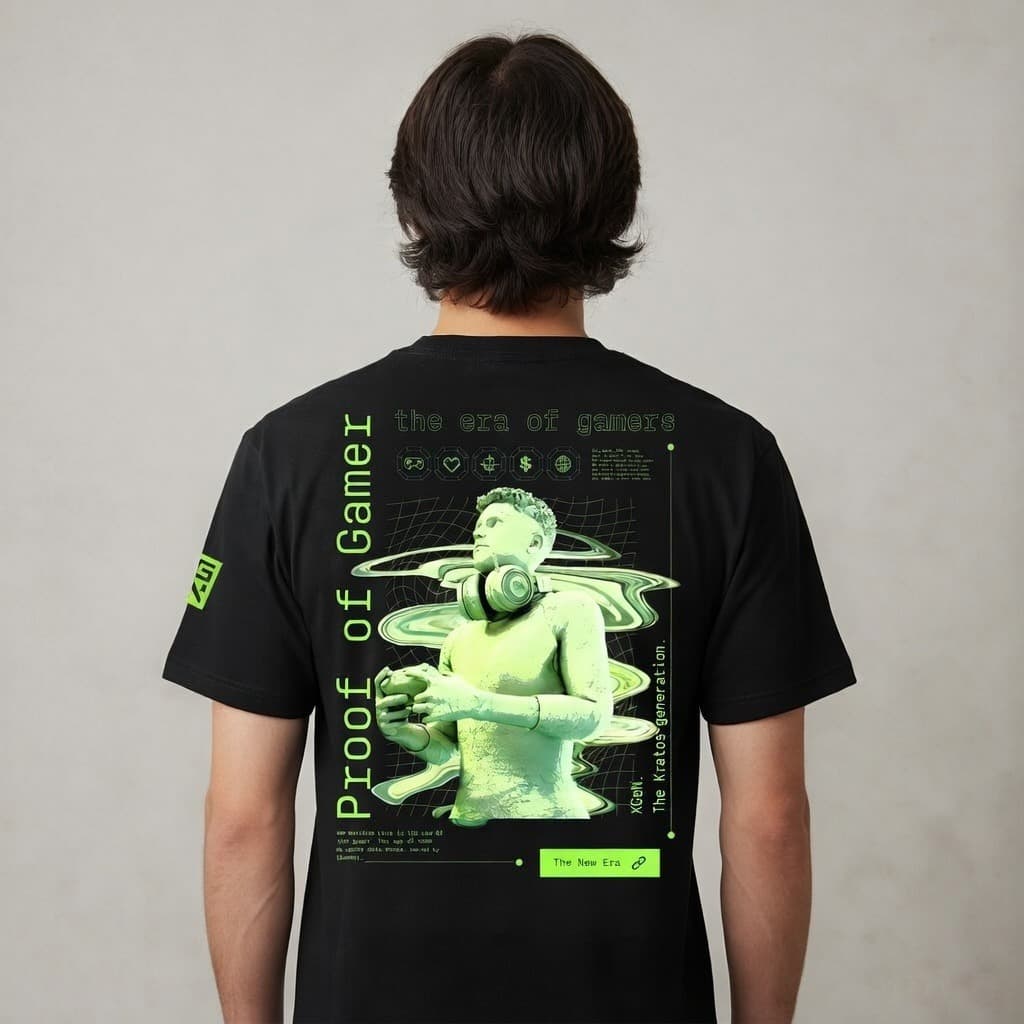 KGen Exclusive Proof of Gamer Tee Unisex Black