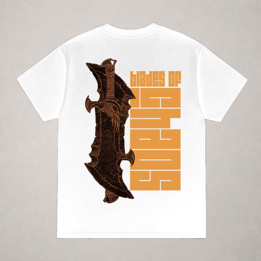 Blade of Chaos Tshirt-Unisex White
